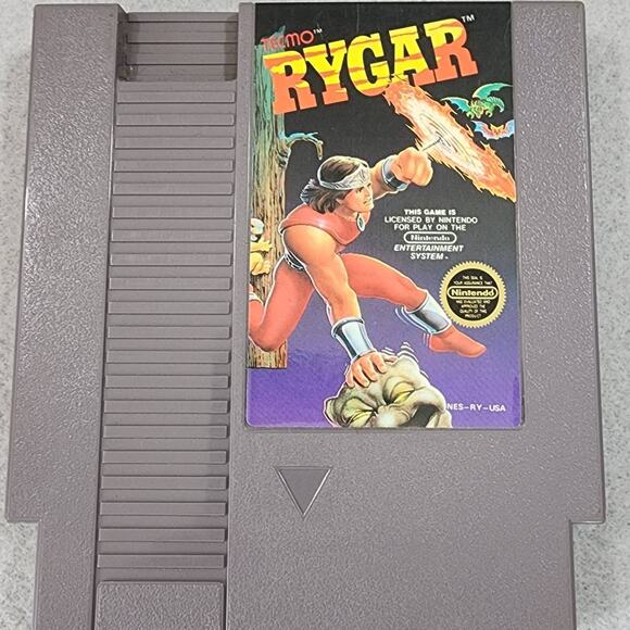 Rygar Nintendo NES 1985 Video Game with Storage Sleeve - Untested - Picture 2 of 5